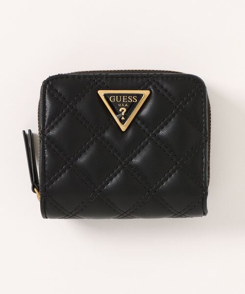 Guess(ゲス)の「【GUESS】ゲス GIULLY coreMINI ZIP AROUND 二つ折り財布(財布・レディース・ピンク/ブラック・FREE)」の9枚目の写真