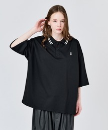 MOSS STITCH LOOSE POLO SHIRT / 鹿の子ルーズポロシャツ