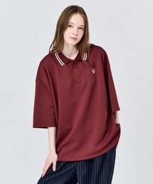 WETTEMPT（ウィテンプト）の「MOSS STITCH LOOSE POLO SHIRT / 鹿の子ルーズポロシャツ（ポロシャツ）」