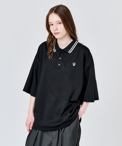MOSS STITCH LOOSE POLO SHIRT / 鹿の子ルーズポロシャツ（ポロシャツ