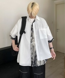 neos（ネオス）の「【FVLMEN】fake layered marble halfsleeve shirt/フェイク レイヤード マーブル ハーフスリーブ シャツ（シャツ/ブラウス・メンズ）」