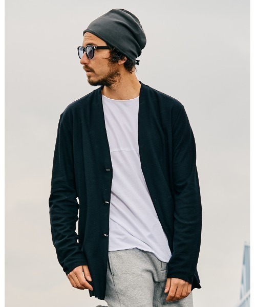 wjk（ダヴルジェイケイ）の「2-ply hook cardigan（カーディガン