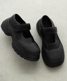 SVEC | 厚底 ベルクロ スニーカーサンダル(スニーカー)