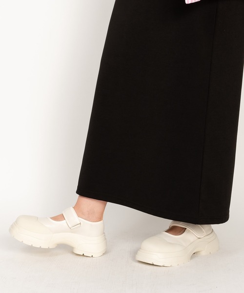 SVEC（シュベック）の「厚底 ベルクロ スニーカーサンダル（スニーカー・レディース・ブラック/ホワイト・35/36/37/38/39/40）」の12枚目の写真