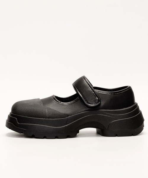 SVEC（シュベック）の「厚底 ベルクロ スニーカーサンダル（スニーカー・レディース・ブラック/ホワイト・35/36/37/38/39/40）」の17枚目の写真