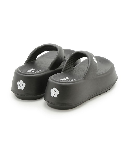 LILY BROWN（リリーブラウン）の「【LILY BROWN×MARY QUANT】デイジーモチーフトングサンダル（サンダル・レディース・ブラック/アイボリー・LARGE/MEDIUM/SMALL）」の8枚目の写真