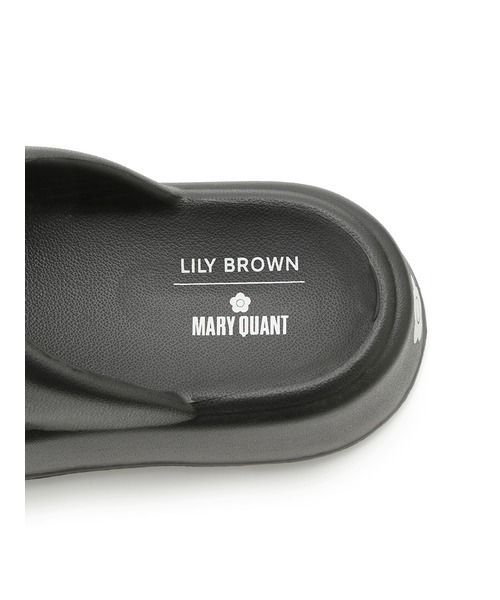 LILY BROWN（リリーブラウン）の「【LILY BROWN×MARY QUANT】デイジーモチーフトングサンダル（サンダル・レディース・ブラック/アイボリー・LARGE/MEDIUM/SMALL）」の11枚目の写真