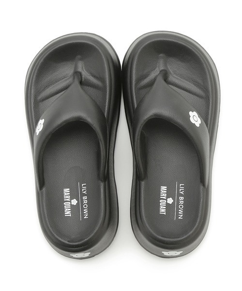 LILY BROWN（リリーブラウン）の「【LILY BROWN×MARY QUANT】デイジーモチーフトングサンダル（サンダル・レディース・ブラック/アイボリー・LARGE/MEDIUM/SMALL）」の14枚目の写真