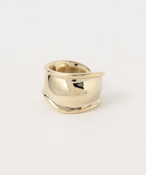 BEAUTY&YOUTH UNITED ARROWS（ビューティーアンドユースユナイテッドアローズ）の「メタル ウエーブ ビッグ リング（リング・レディース・シルバー/ゴールド・13）」の5枚目の写真
