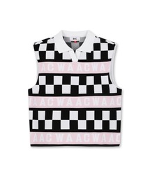 WOMENS チェッカーバリアントエリーニットベスト
