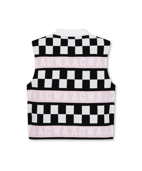 WAAC（ワック）の「WOMENS チェッカーバリアントエリーニットベスト