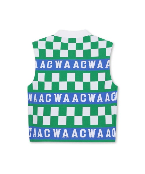 WAAC（ワック）の「WOMENS チェッカーバリアントエリーニットベスト