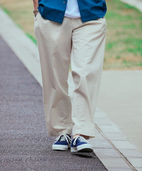 【セール】SHIPS: コットン シアサッカー イージーパンツ（その他パンツ）｜SHIPS（シップス）