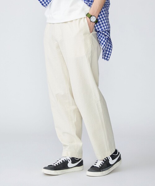 SHIPS(シップス)の「SHIPS: コットン シアサッカー イージーパンツ(その他パンツ・メンズ・ネイビー/カーキ/オフホワイト・SMALL/MEDIUM/LARGE)」の17枚目の写真