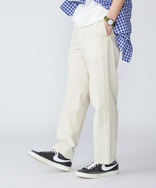 SHIPS(シップス)の「SHIPS: コットン シアサッカー イージーパンツ(その他パンツ・メンズ・ネイビー/カーキ/オフホワイト・SMALL/MEDIUM/LARGE)」の18枚目の写真