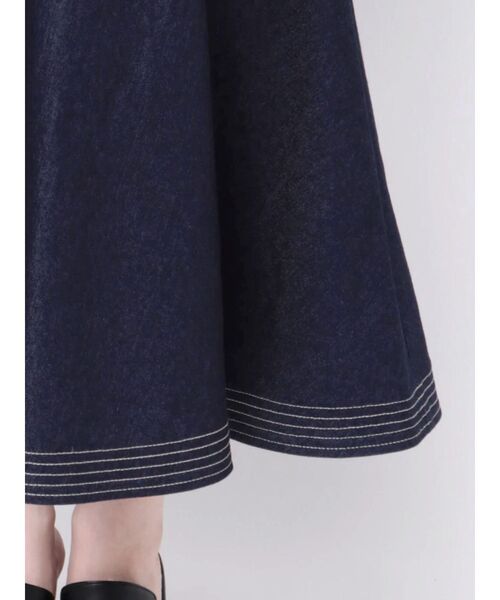 MERCURYDUO（マーキュリーデュオ）の「サイドスリットキャミジャンスカ（ワンピース・レディース・ブラック/インディゴブルー/その他1・SMALL/MEDIUM）」の22枚目の写真