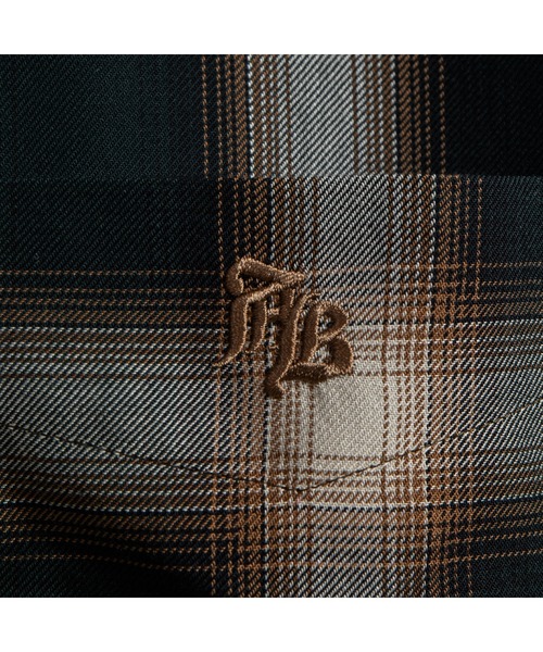 APPLEBUM（アップルバム）の「Hombre Check Collarless Shirt（シャツ/ブラウス・メンズ・チェック・MEDIUM/LARGE/X-LARGE）」の5枚目の写真