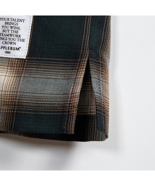 APPLEBUM（アップルバム）の「Hombre Check Collarless Shirt（シャツ/ブラウス・メンズ・チェック・MEDIUM/LARGE/X-LARGE）」の9枚目の写真
