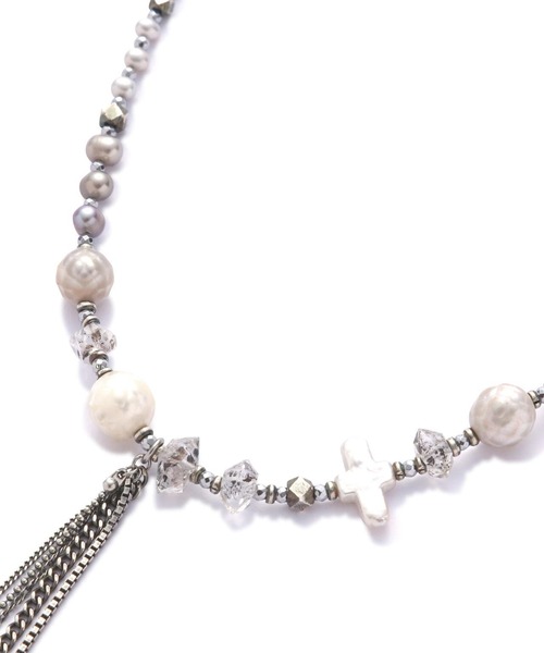 gunda（ガンダ）の「gunda/ガンダ/LUNA NECKLACE（ネックレス・メンズ・シルバー・F）」の2枚目の写真