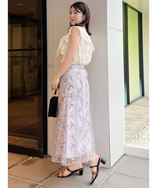 MERCURYDUO（マーキュリーデュオ）の「BIGリボンブラウス（シャツ/ブラウス・レディース・その他/その他1/ライム/オフホワイト・FREE）」の6枚目の写真