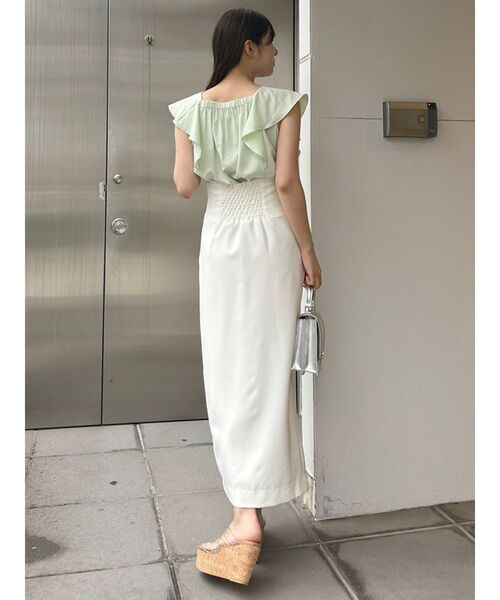 MERCURYDUO（マーキュリーデュオ）の「BIGリボンブラウス（シャツ/ブラウス・レディース・その他/その他1/ライム/オフホワイト・FREE）」の17枚目の写真