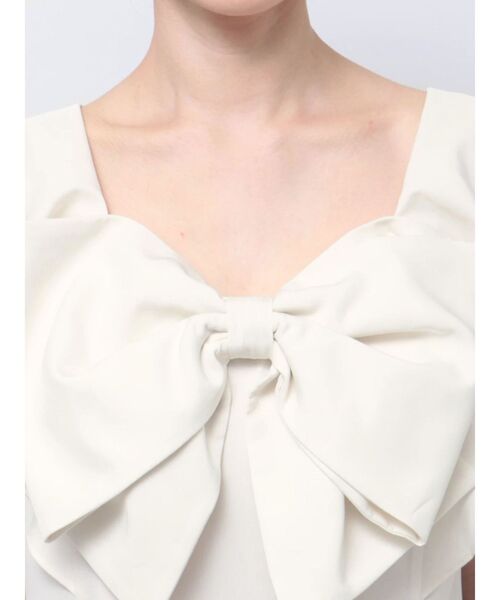 MERCURYDUO（マーキュリーデュオ）の「BIGリボンブラウス（シャツ/ブラウス・レディース・その他/その他1/ライム/オフホワイト・FREE）」の21枚目の写真