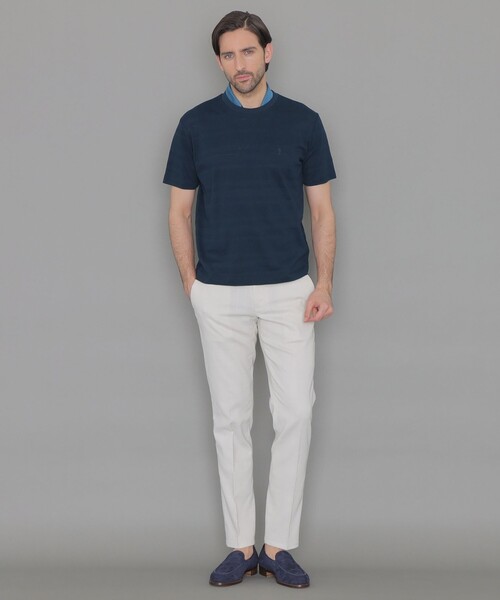 MACKINTOSH LONDON(マッキントッシュ ロンドン)の「リンクス半袖Tシャツ(Tシャツ/カットソー・メンズ・ネイビー/ライトグレー・XL/L/M)」の10枚目の写真