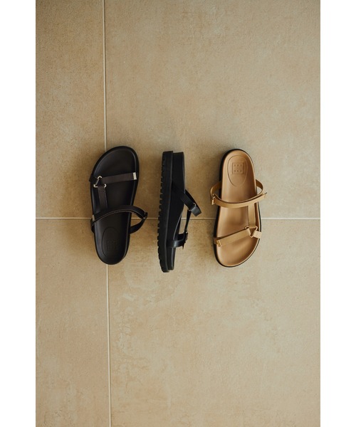RIM.ARK（リムアーク）の「Rubber sole strap sandal（サンダル