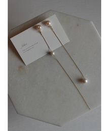 felice（フェリーチェ）の「【felice】アシンメトリー淡水パールピアス（ピアス（両耳用））」