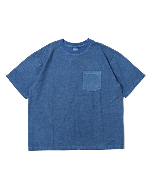 WALLA WALLA SPORT(ワラワラスポーツ)の「RIDGE POCKET TEE PIGMENT DYE/ リッジ ポケット ティー ピグメントダイ(Tシャツ/カットソー・メンズ・モカ/インディゴブルー/グリーン/ブラック系その他・X-LARGE/LARGE/MEDIUM/SMALL/XX-LARGE)」の13枚目の写真