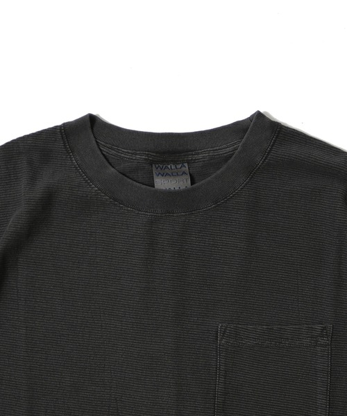 WALLA WALLA SPORT(ワラワラスポーツ)の「RIDGE POCKET TEE PIGMENT DYE/ リッジ ポケット ティー ピグメントダイ(Tシャツ/カットソー・メンズ・モカ/インディゴブルー/グリーン/ブラック系その他・X-LARGE/LARGE/MEDIUM/SMALL/XX-LARGE)」の15枚目の写真