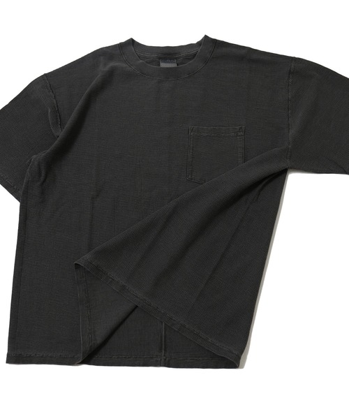 WALLA WALLA SPORT(ワラワラスポーツ)の「RIDGE POCKET TEE PIGMENT DYE/ リッジ ポケット ティー ピグメントダイ(Tシャツ/カットソー・メンズ・モカ/インディゴブルー/グリーン/ブラック系その他・X-LARGE/LARGE/MEDIUM/SMALL/XX-LARGE)」の17枚目の写真
