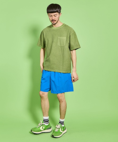 WALLA WALLA SPORT(ワラワラスポーツ)の「RIDGE POCKET TEE PIGMENT DYE/ リッジ ポケット ティー ピグメントダイ(Tシャツ/カットソー・メンズ・モカ/インディゴブルー/グリーン/ブラック系その他・X-LARGE/LARGE/MEDIUM/SMALL/XX-LARGE)」の9枚目の写真