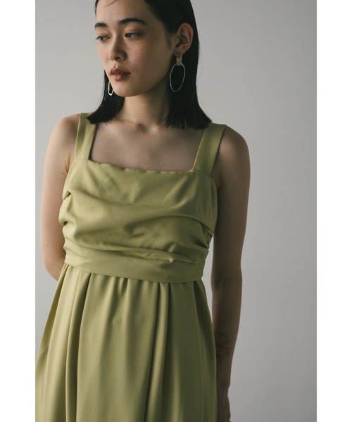 Taylor☆上品グリーンブレザーワンピース SLY | PLEATS BELTED ロングワンピース (ワンピース(ロング