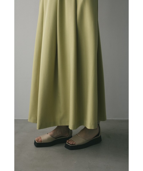 STYLEMIXER（スタイルミキサー）の「レイヤーギャザーフレアワンピース（ワンピース・レディース・イエロー/ブラック・SMALL/MEDIUM）」の20枚目の写真