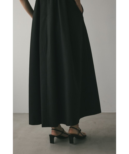 STYLEMIXER（スタイルミキサー）の「レイヤーギャザーフレアワンピース（ワンピース・レディース・イエロー/ブラック・SMALL/MEDIUM）」の13枚目の写真