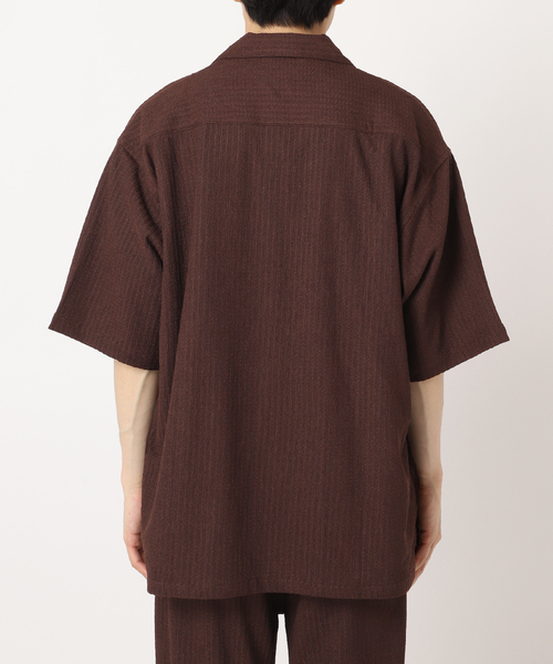 417 EDIFICE（フォーワンセブンエディフィス）の「ドビージャージシャツ（シャツ/ブラウス・メンズ・ブラック/ブラウン/ベージュ・MEDIUM/LARGE）」の15枚目の写真