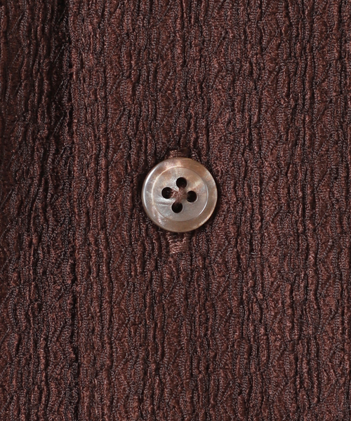 417 EDIFICE（フォーワンセブンエディフィス）の「ドビージャージシャツ（シャツ/ブラウス・メンズ・ブラック/ブラウン/ベージュ・MEDIUM/LARGE）」の9枚目の写真