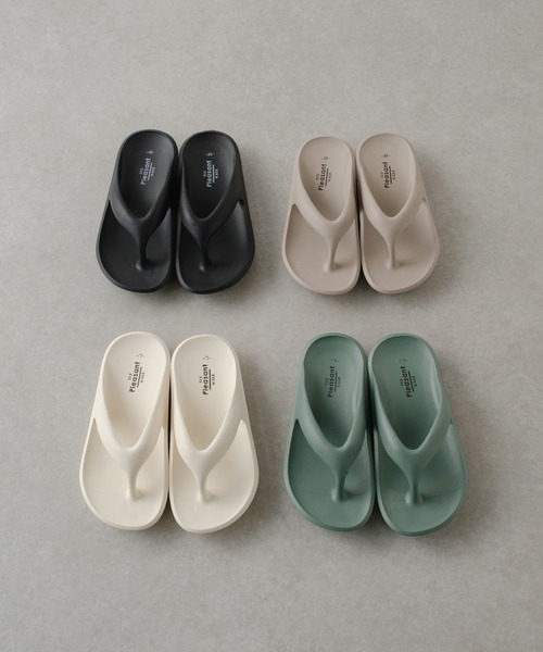 COLONY 2139（コロニートゥーワンスリーナイン）の「EVAトングサンダル（サンダル・レディース・ブラック/グレー/グリーン/ホワイト・LARGE/MEDIUM）」の14枚目の写真