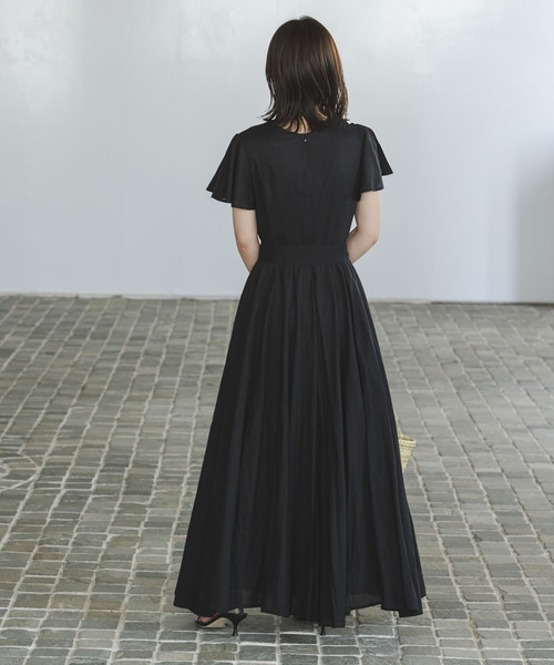 MARIHA（マリハ）の「《一部店舗・WEB限定》MARIHA/マリハ マドモアゼルのドレス(ショートスリーブ)（ワンピース・レディース・ブラウン/ブラック・36）」の11枚目の写真