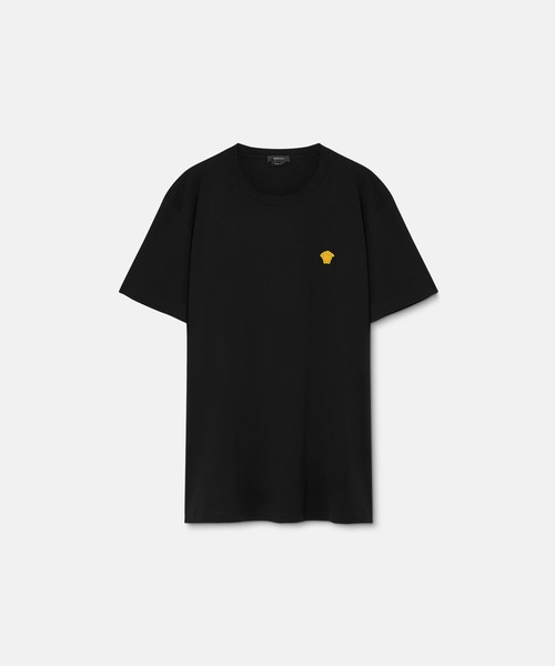 買い誠実 メドゥーサ刺繍 Tシャツ（Tシャツ/カットソー）｜VERSACE トップス