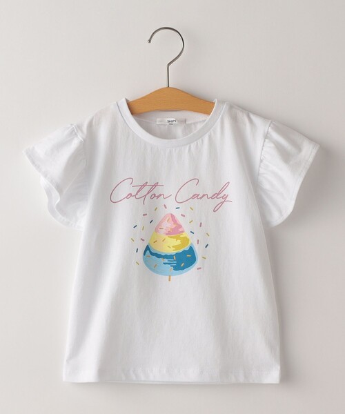 SHIPS（シップス）の「SHIPS KIDS:100～130cm / コットン キャンディ 半袖 TEE（Tシャツ/カットソー・キッズ・ホワイト系その他/サックスブルー・100/110/120/130）」の11枚目の写真