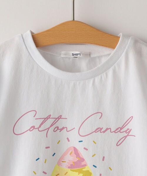 SHIPS（シップス）の「SHIPS KIDS:100～130cm / コットン キャンディ 半袖 TEE（Tシャツ/カットソー・キッズ・ホワイト系その他/サックスブルー・100/110/120/130）」の13枚目の写真