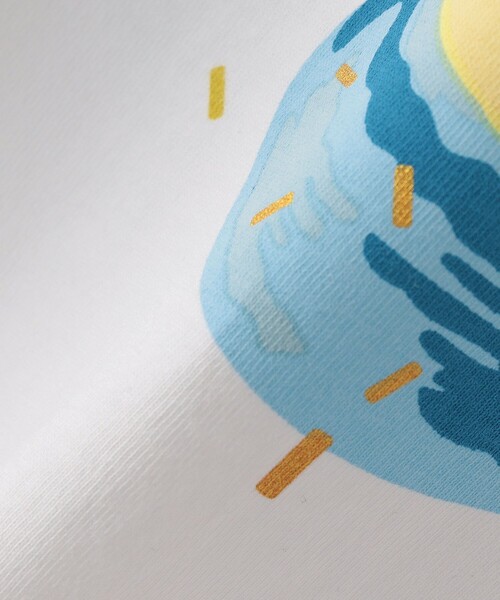 SHIPS（シップス）の「SHIPS KIDS:100～130cm / コットン キャンディ 半袖 TEE（Tシャツ/カットソー・キッズ・ホワイト系その他/サックスブルー・100/110/120/130）」の17枚目の写真