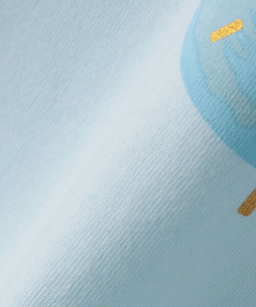 SHIPS（シップス）の「SHIPS KIDS:100～130cm / コットン キャンディ 半袖 TEE（Tシャツ/カットソー・キッズ・ホワイト系その他/サックスブルー・100/110/120/130）」の7枚目の写真