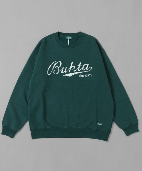 Bukta（バクタ）の「ヘビーOZ裏毛クルー(BUKTA)（スウェット・メンズ・グリーン/オフホワイト/ブラック・MEDIUM/LARGE/X-LARGE）」の3枚目の写真