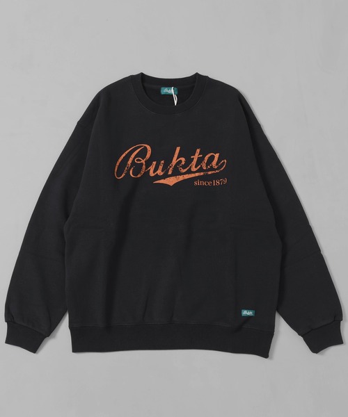 Bukta（バクタ）の「ヘビーOZ裏毛クルー(BUKTA)（スウェット・メンズ・グリーン/オフホワイト/ブラック・MEDIUM/LARGE/X-LARGE）」の2枚目の写真