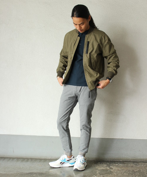 JOURNAL STANDARD（ジャーナルスタンダード）の「ニットチノテーパードリブパンツ#（その他パンツ・メンズ・ゴールド/ネイビー/グリーン/グレー・SMALL/MEDIUM/LARGE）」の22枚目の写真