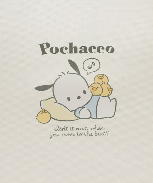 Honeys（ハニーズ）の「サンリオキャラクターズ／お弁当バッグ（エコバッグ/サブバッグ・レディース・モカ/ブラック/クリーム/グレイッシュブルー/ホワイト・FREE）」の11枚目の写真