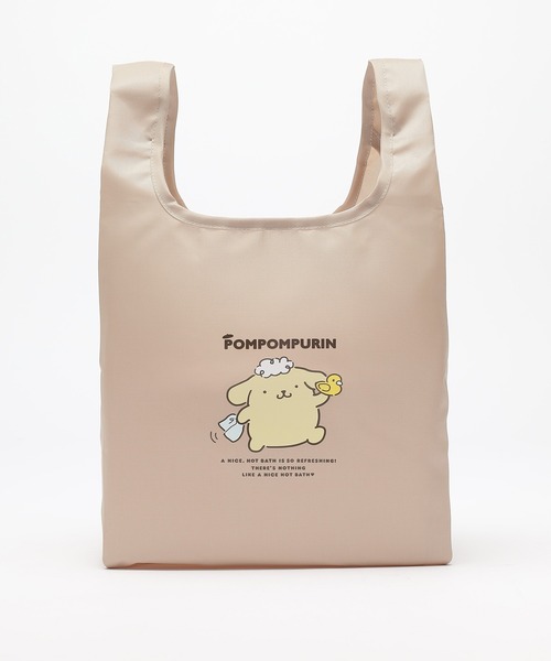 Honeys（ハニーズ）の「サンリオキャラクターズ／お弁当バッグ（エコバッグ/サブバッグ・レディース・モカ/ブラック/クリーム/グレイッシュブルー/ホワイト・FREE）」の13枚目の写真